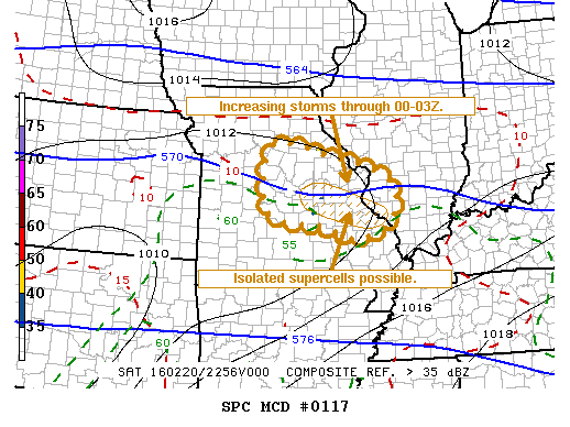 NOAA Storm Prediction Center Mesoscale Discussion 117