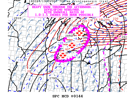NOAA Storm Prediction Center Mesoscale Discussion 144