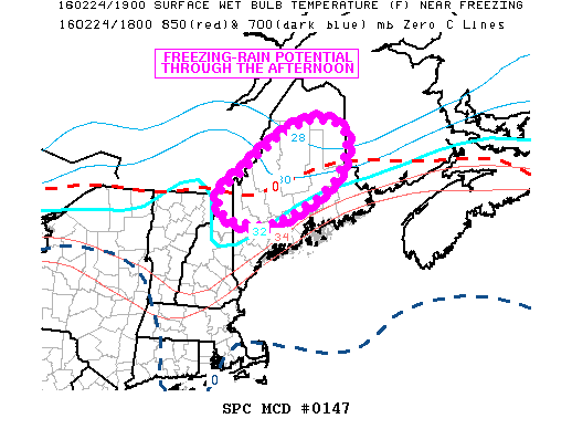 NOAA Storm Prediction Center Mesoscale Discussion 147