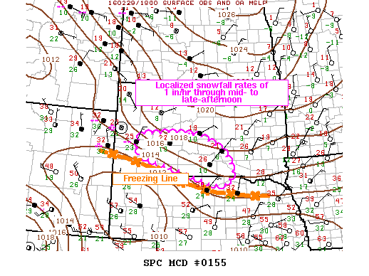 NOAA Storm Prediction Center Mesoscale Discussion 155