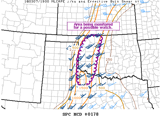NOAA Storm Prediction Center Mesoscale Discussion 178