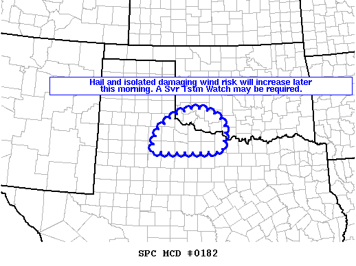 NOAA Storm Prediction Center Mesoscale Discussion 182