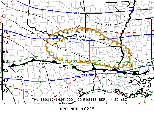 NOAA Storm Prediction Center Mesoscale Discussion 225