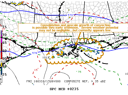 NOAA Storm Prediction Center Mesoscale Discussion 235