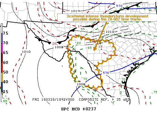 NOAA Storm Prediction Center Mesoscale Discussion 237