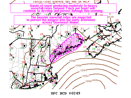 NOAA Storm Prediction Center Mesoscale Discussion 249