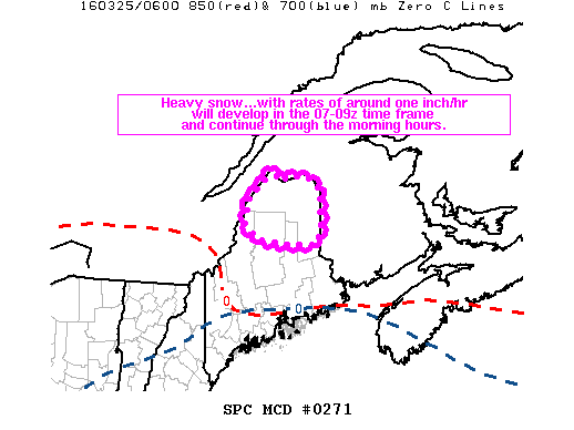 NOAA Storm Prediction Center Mesoscale Discussion 271