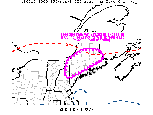 NOAA Storm Prediction Center Mesoscale Discussion 272