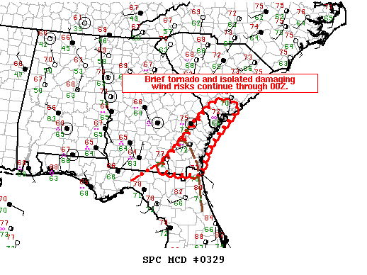 NOAA Storm Prediction Center Mesoscale Discussion 329