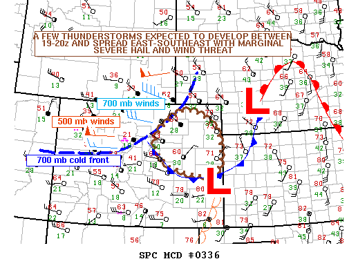 NOAA Storm Prediction Center Mesoscale Discussion 336