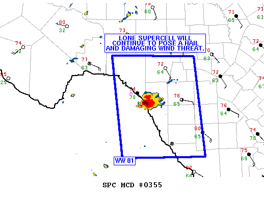 NOAA Storm Prediction Center Mesoscale Discussion 355