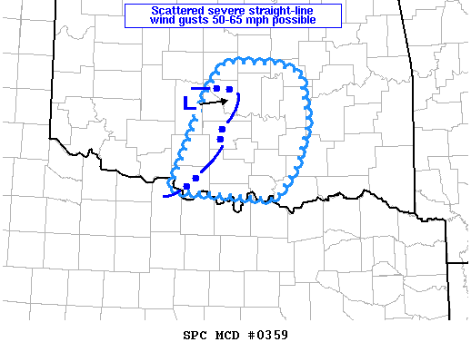 NOAA Storm Prediction Center Mesoscale Discussion 359