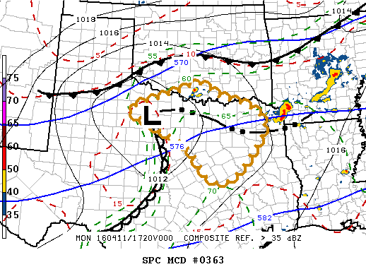 NOAA Storm Prediction Center Mesoscale Discussion 363