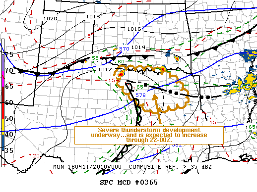 NOAA Storm Prediction Center Mesoscale Discussion 365