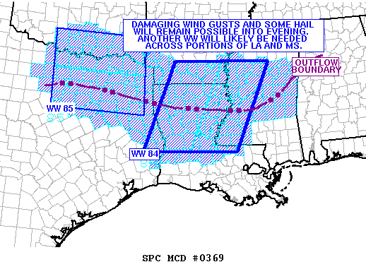 NOAA Storm Prediction Center Mesoscale Discussion 369