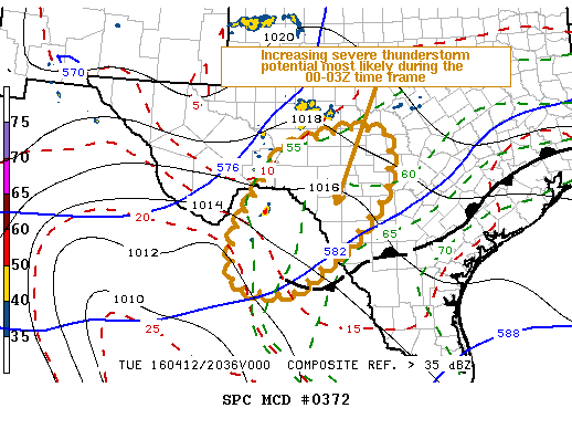 NOAA Storm Prediction Center Mesoscale Discussion 372