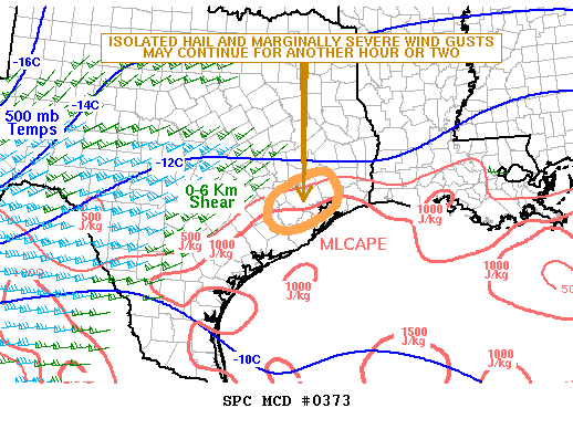 NOAA Storm Prediction Center Mesoscale Discussion 373