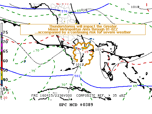 NOAA Storm Prediction Center Mesoscale Discussion 389