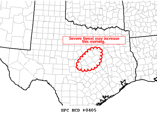 NOAA Storm Prediction Center Mesoscale Discussion 405