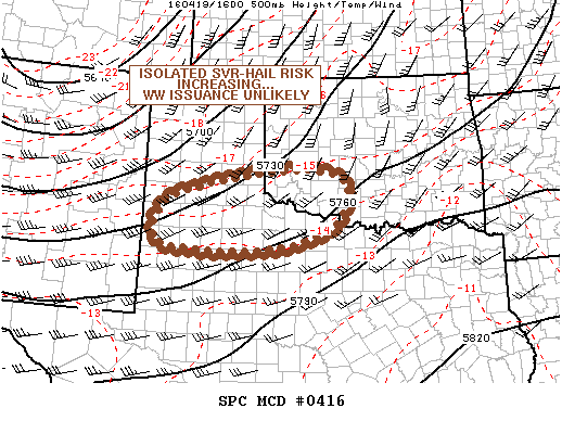 NOAA Storm Prediction Center Mesoscale Discussion 416