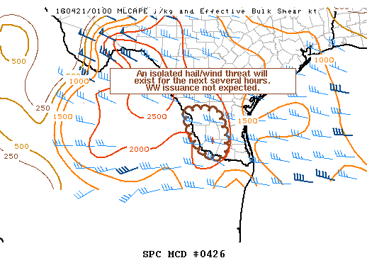 NOAA Storm Prediction Center Mesoscale Discussion 426