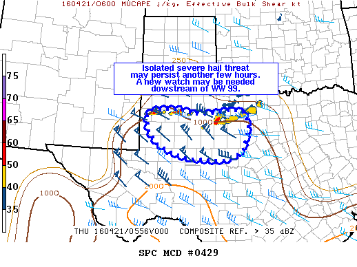 NOAA Storm Prediction Center Mesoscale Discussion 429
