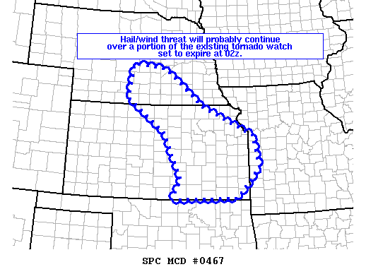 NOAA Storm Prediction Center Mesoscale Discussion 467