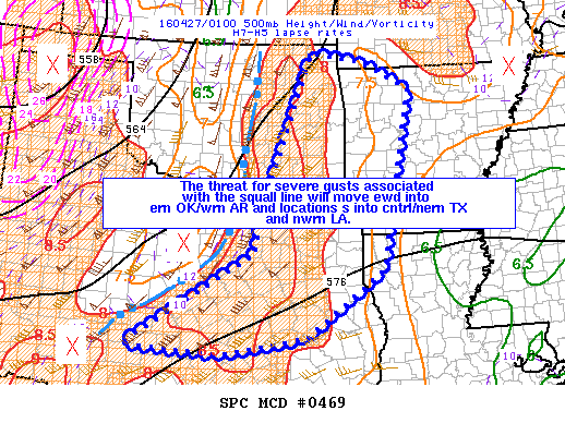 NOAA Storm Prediction Center Mesoscale Discussion 469