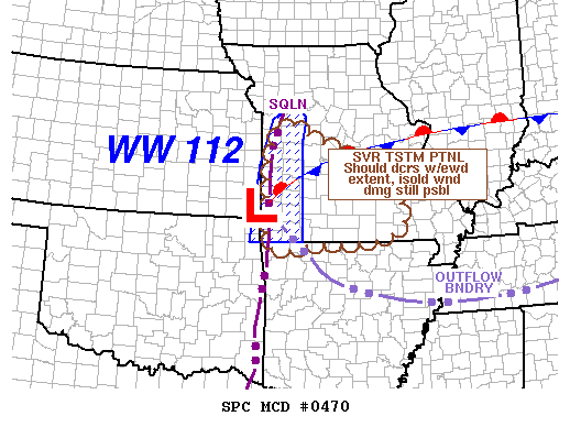 NOAA Storm Prediction Center Mesoscale Discussion 470