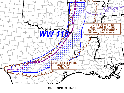 NOAA Storm Prediction Center Mesoscale Discussion 471