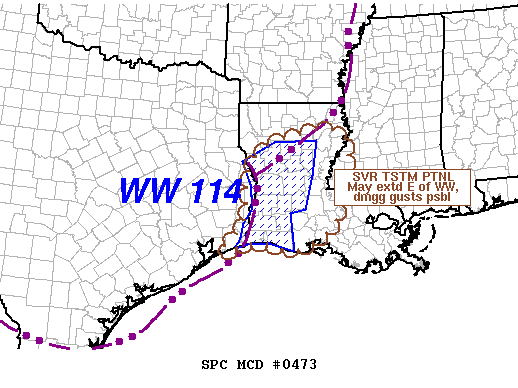 NOAA Storm Prediction Center Mesoscale Discussion 473