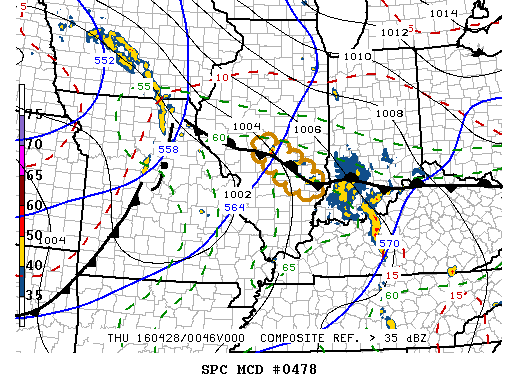 NOAA Storm Prediction Center Mesoscale Discussion 478