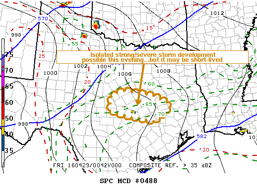 NOAA Storm Prediction Center Mesoscale Discussion 488