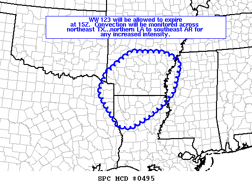 NOAA Storm Prediction Center Mesoscale Discussion 495