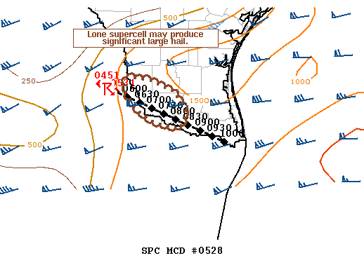 NOAA Storm Prediction Center Mesoscale Discussion 528