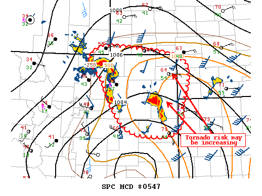 NOAA Storm Prediction Center Mesoscale Discussion 547