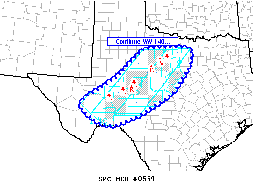 NOAA Storm Prediction Center Mesoscale Discussion 559