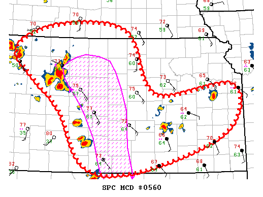 NOAA Storm Prediction Center Mesoscale Discussion 560