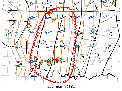 NOAA Storm Prediction Center Mesoscale Discussion 561