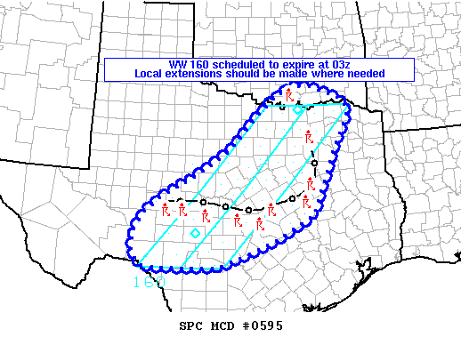 NOAA Storm Prediction Center Mesoscale Discussion 595