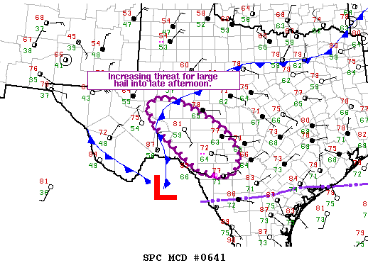 NOAA Storm Prediction Center Mesoscale Discussion 641