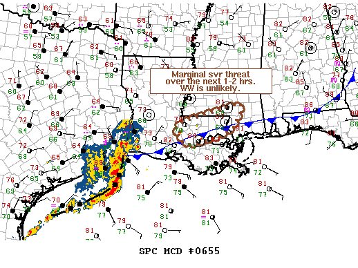 NOAA Storm Prediction Center Mesoscale Discussion 655