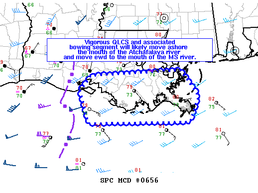 NOAA Storm Prediction Center Mesoscale Discussion 656