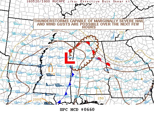 NOAA Storm Prediction Center Mesoscale Discussion 660