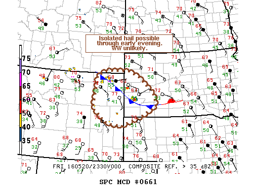 NOAA Storm Prediction Center Mesoscale Discussion 661