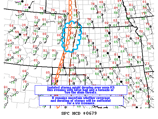 NOAA Storm Prediction Center Mesoscale Discussion 679
