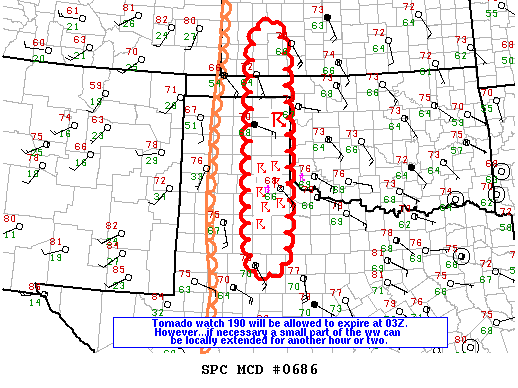NOAA Storm Prediction Center Mesoscale Discussion 686
