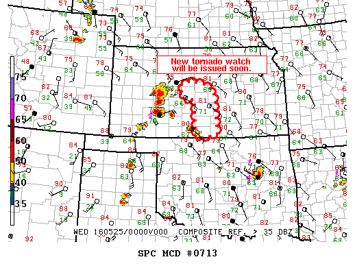 NOAA Storm Prediction Center Mesoscale Discussion 713