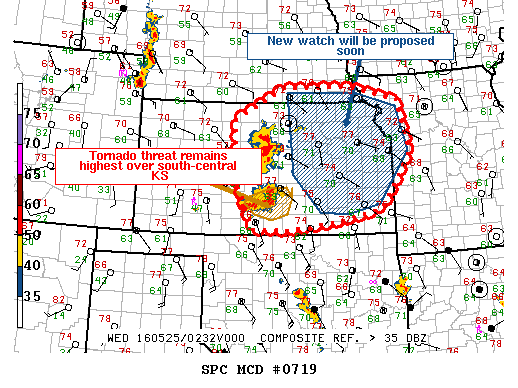 NOAA Storm Prediction Center Mesoscale Discussion 719