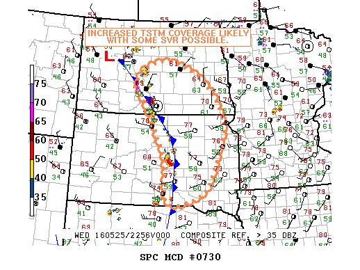 NOAA Storm Prediction Center Mesoscale Discussion 730